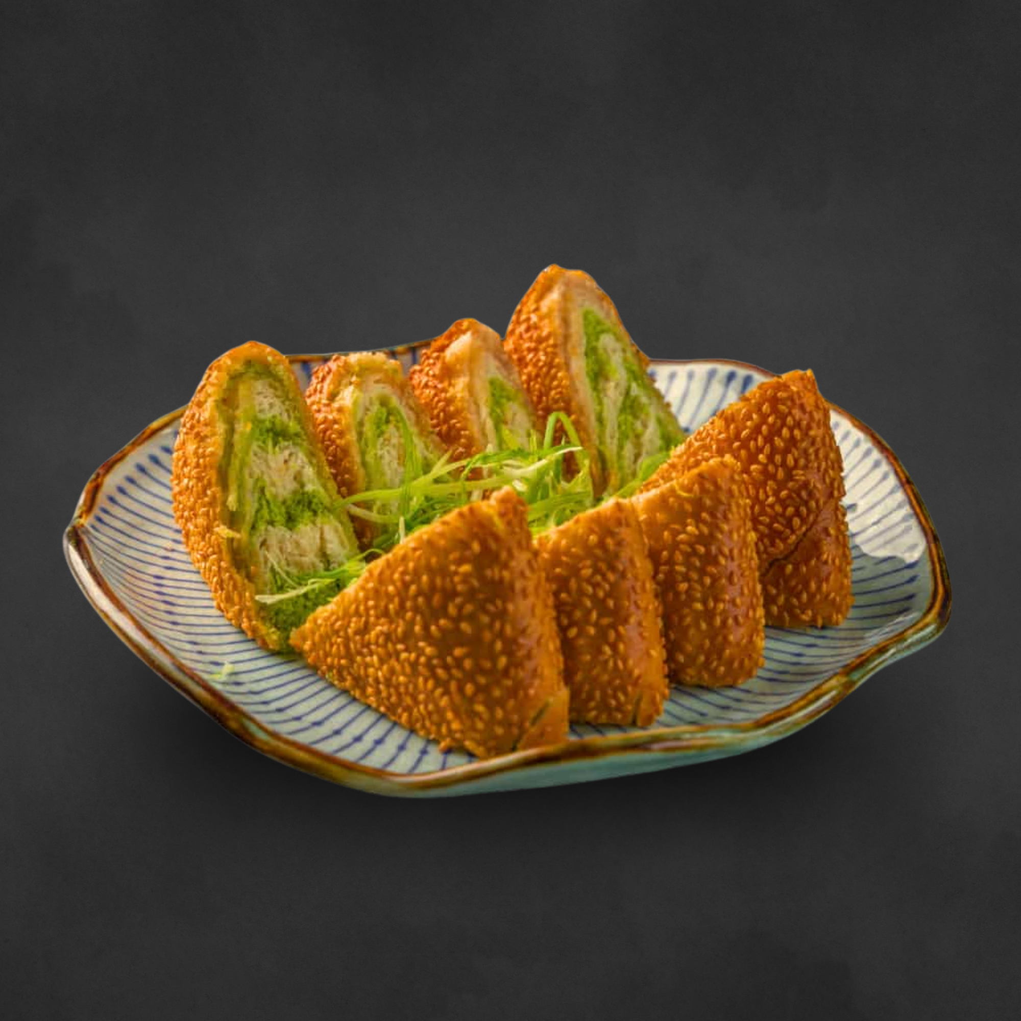 Sesame Onion Pancake / 芝麻蔥燒餅