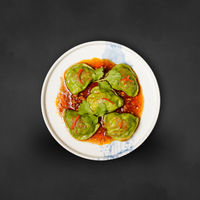 Spinach Seafood Dumpling / 翡翠海鮮餃