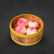 Chinese Birthday Bun / 壽桃包