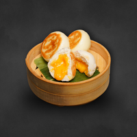 Steamed Egg Yolk Lava Bun / 奶黃流沙包