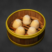 Egg Custard Crystal Dumpling / 奶皇水晶包