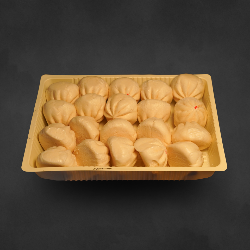 Steamed Chicken Mushroom Bun / 花菇雞包 - retail packaging