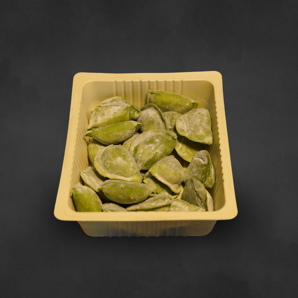 Spinach Seafood Dumpling / 翡翠海鮮餃 - retail packaging