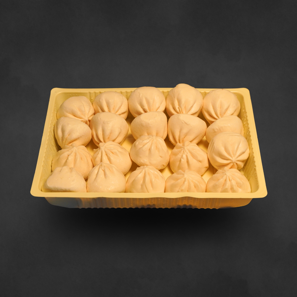 Steamed BBQ Pork Bun (Closed Face) / 埋口叉燒包 - retail packaging