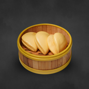 Folded Steamed Bun (Gold) / 蝴蝶包 (金色)